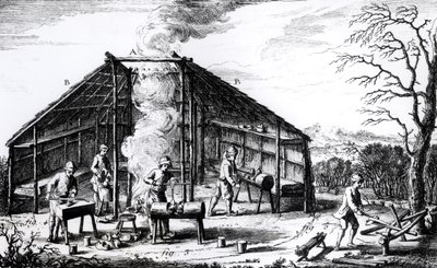 Clog Making by Dutch School